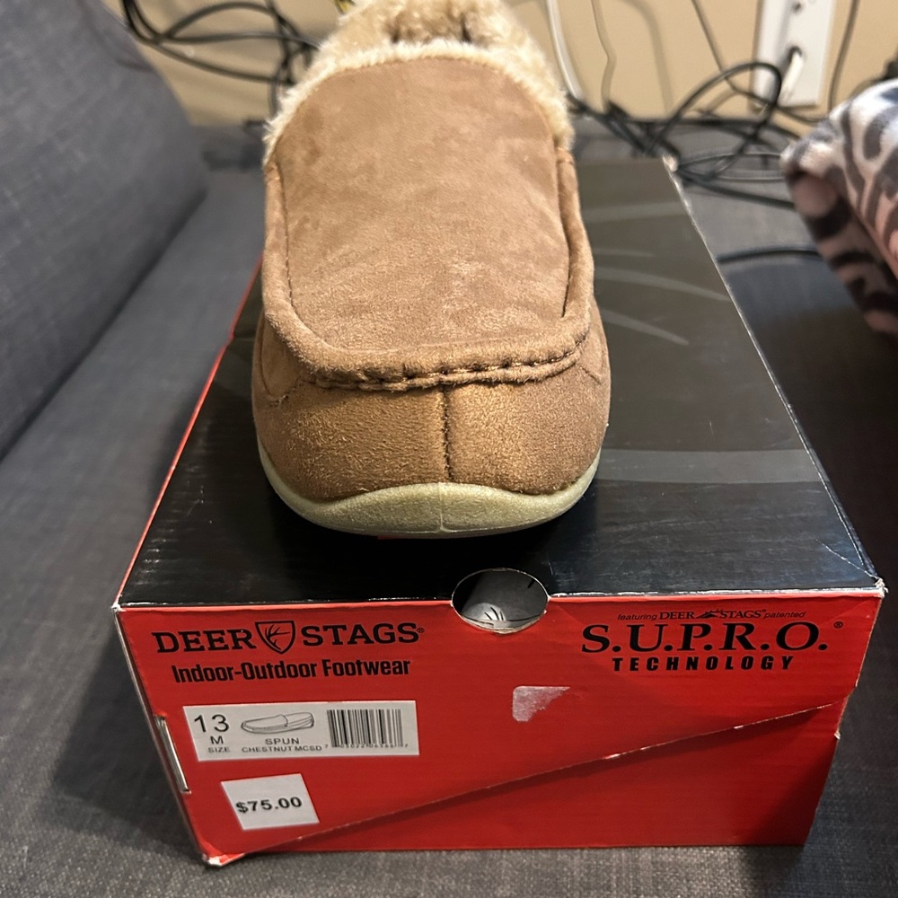 Deer Stags Brown Indoor-Outdoor Footwear